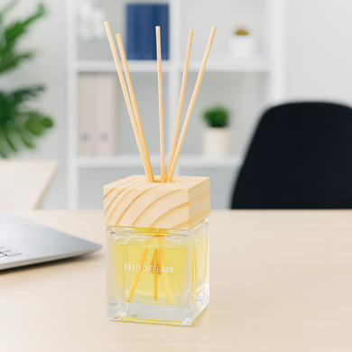 Reed Diffuser Air Freshener for Kitchen, Bedroom, Closets, Offices, Luxury Anti-Odour Fragrance for Bathrooms