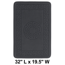 Bathroom Mat 3 Piece Bath Rug Set Luxurious in Grey From Papiyona RugSun
