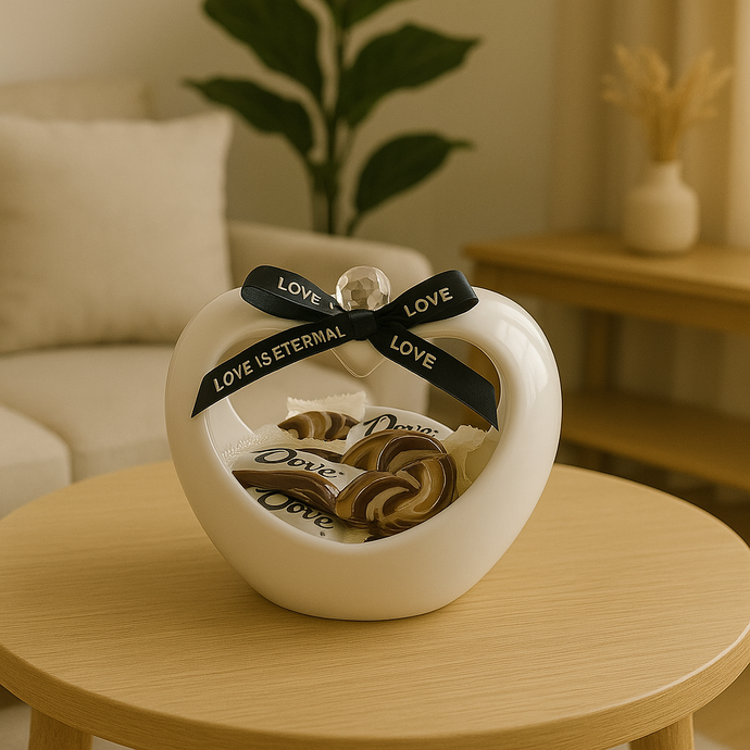 Organizer Tray Chocolate Basket Candy Bowl Ceramic Basket Decorative Tray High-End Candy Serving Dish