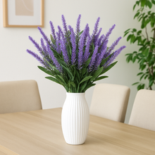 27" INCH Artificial Lavender Flower Stem – Realistic PURPLE Lavenders Decorative Flower Stem – Faux Floral Stem for Vases, Bouquets, Wedding Centrepieces, and DIY Home Decor