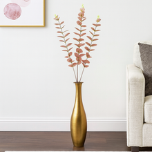 30" INCH Long EUCALYPTUS BLUSH COLOUR Artificial Stem – Leaf Stems with Extension, Bendable Branches for Floor Vase, Ginger Jars, Home Decor, Wedding Decor