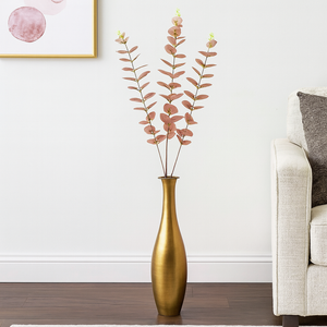 30" INCH Long EUCALYPTUS BLUSH COLOUR Artificial Stem – Leaf Stems with Extension, Bendable Branches for Floor Vase, Ginger Jars, Home Decor, Wedding Decor