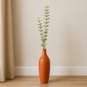 30" INCH Long EUCALYPTUS LIGHT GREEN COLOUR Artificial Stem – Leaf Stems with Extension, Bendable Branches for Floor Vase, Ginger Jars, Home Decor, Wedding Decor