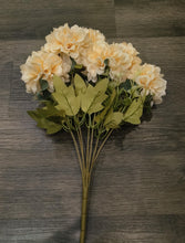 Flower Bunch Flower Bouquet Silk Floral Bunch in Pale Yellow for Home Decor, Office, Bedroom, Living Room Flowers for Vases