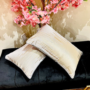 Pillow Case with Filler Rectangular Cushion Cover Throw and Pillow Insert in GREY Color - Set of 2 with Zipper