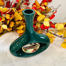 Vase Green Decor Centre Piece Gold Sculpture Ceramic Modern Decor for Tabletop