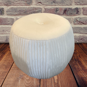 ottoman round stool off-white chair