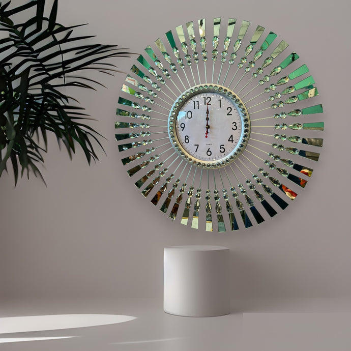 wall clock mirror