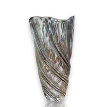 Glass Vase Transparent with Gold High Quality Tabletop Home Decor Accessory Thick Glass