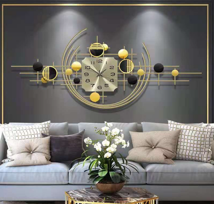 wall clock wall art mirror