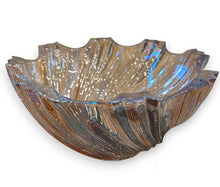 Glass Decorative Bowl Round Thick Glass in Gold, Black & Crystal Transparent Colour