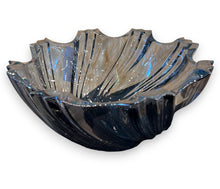 Glass Decorative Bowl Round Thick Glass in Gold, Black & Crystal Transparent Colour