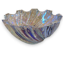 Glass Decorative Bowl Round Thick Glass in Gold, Black & Crystal Transparent Colour