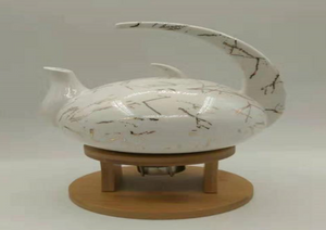 teapot with warmer