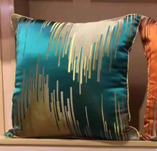 Pillow Case with Filler Cushion Cover Throw and Pillow Insert in GREEN Colour - Set of 2 with Zipper