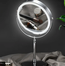 LED Makeup Mirror With Lights, Desktop Makeup Mirror, Usb Filling Mirror, Double Mirror with LED Light Cosmetic Mirror, Bedroom, Washroom, Hotel Mirrors