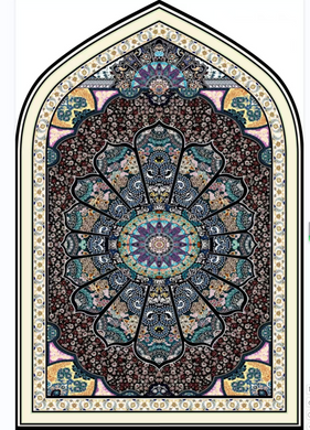 Prayer Mat Unique Design Praying Mat Patterned Religious Interactive Salah Rug with Bag Ultra-Soft, Anti-Slip Carpet