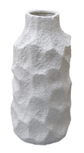 Vase Ceramic Large Centre Piece White Textured Vase Modern Flower Pot Home Decor Tabletop Accessories
