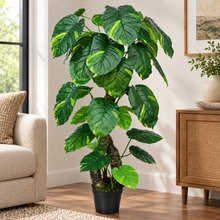 68" INCH Tree Artificial Indoors Outdoors Scindapsus Leaves Plant Home Decor Trees Backyard Terrace Plant 5.7' feet Scindapsus Aureus Tree