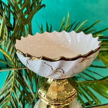 Fruit Plate Chocolate Bowl Glass Fruit Basket Decorative Tray Marble look High-End Vintage Candy Dish