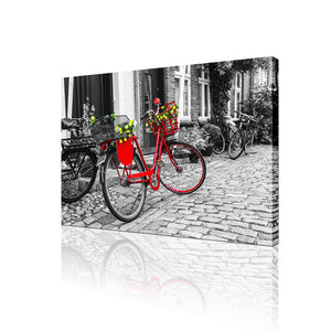High Quality Art Print on Stretched Canvas of Paris Streets