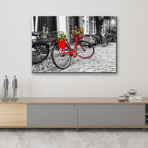 High Quality Art Print on Stretched Canvas of Paris Streets