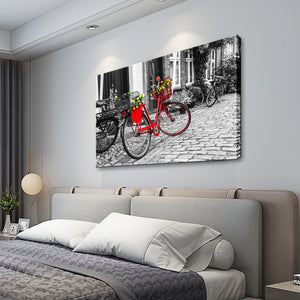 High Quality Art Print on Stretched Canvas of Paris Streets