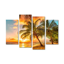 Huge High Quality Art Print on Stretched Canvas of Palm Trees in Group