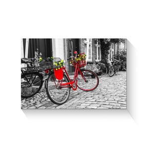 High Quality Art Print on Stretched Canvas of Paris Streets