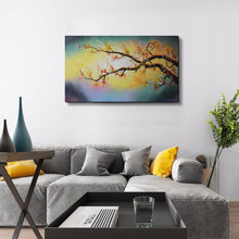 Handmade Oil Painting of Blossom Tree on Stetcched Canvas