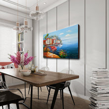 Huge Handmade Oil Painting of Venice City on Stretched Canvas