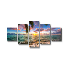 High Quality Art Print on Stretched Canvas of Sea View in Group