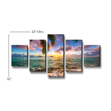 High Quality Art Print on Stretched Canvas of Sea View in Group