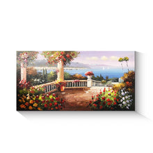 Handmade Oil Painting of Venice City on Stretched Canvas