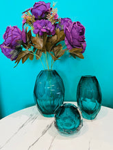 Luxurious & Super High Quality Teal Glass Vase