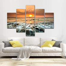 High Quality Art Print  of Sea View on Stretched Canvas in Group
