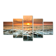 High Quality Art Print  of Sea View on Stretched Canvas in Group
