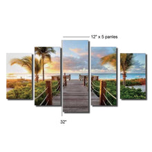High Quality Art Print on Canvas Of Hawaiian View