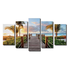 High Quality Art Print on Canvas Of Hawaiian View