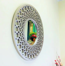 Modern Decorated Round Wall Mirror