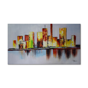 Handmade Oil Painting on Canvas of Landscape