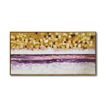 Huge Framed Abstract Handmade Oil Painting on Stretched Canvas