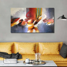 Abstract Handmade Oil Painting on Stretched Canvas