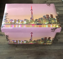 Premium PU Leather Medium Ottoman with Storage