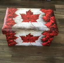 Premium PU Leather Medium Ottoman with Storage