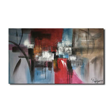 Huge Abstract Handmade Oil Painting on Stretched Canvas