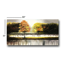 Huge Handmade Oil Painting of Landscape  on Stretched Canvas