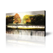Huge Handmade Oil Painting of Landscape  on Stretched Canvas