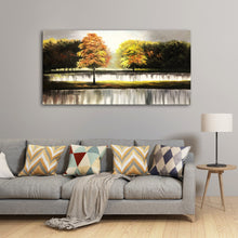Huge Handmade Oil Painting of Landscape  on Stretched Canvas