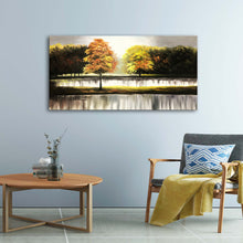 Huge Handmade Oil Painting of Landscape  on Stretched Canvas